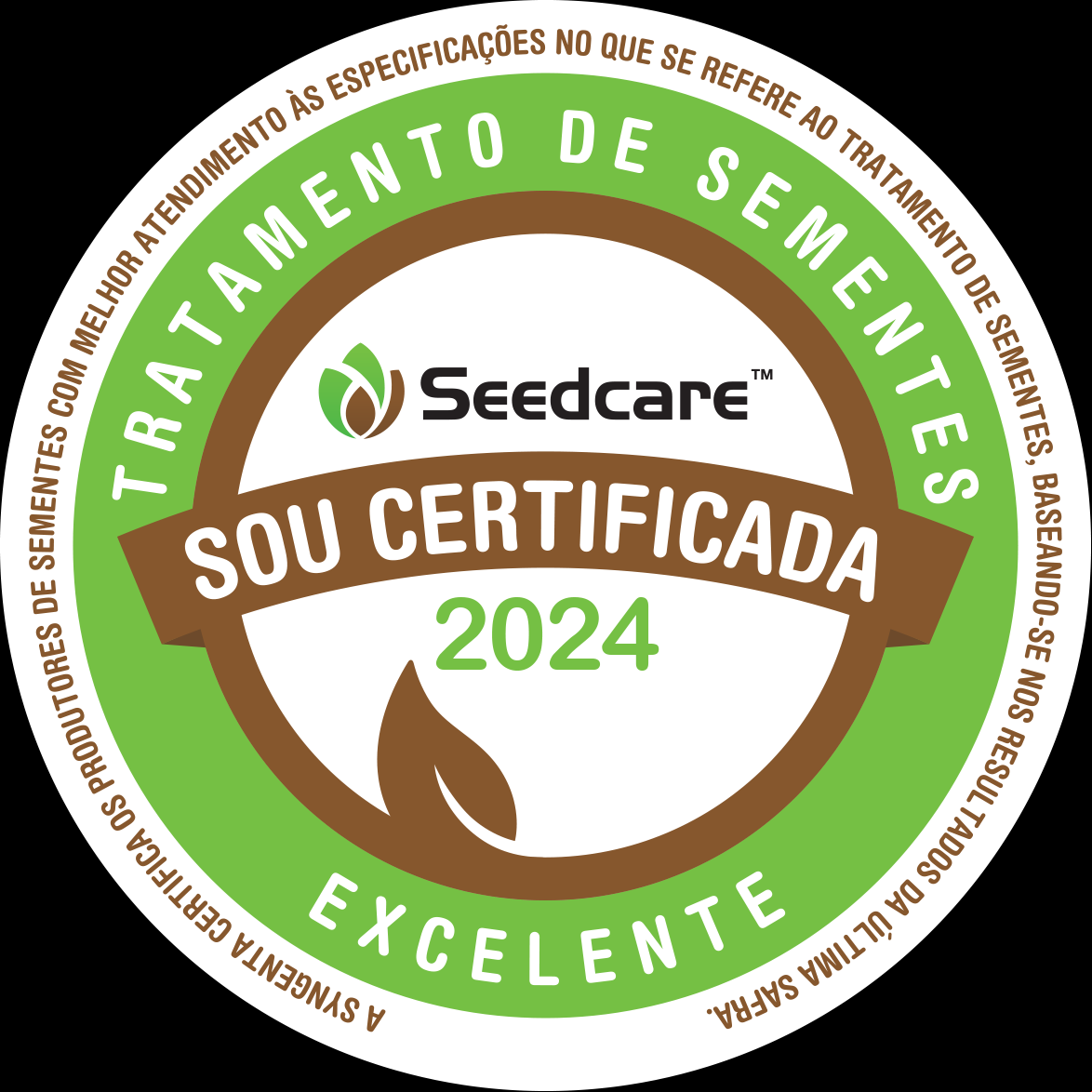 Icone Sou Certificada - Tratamento de Sementes